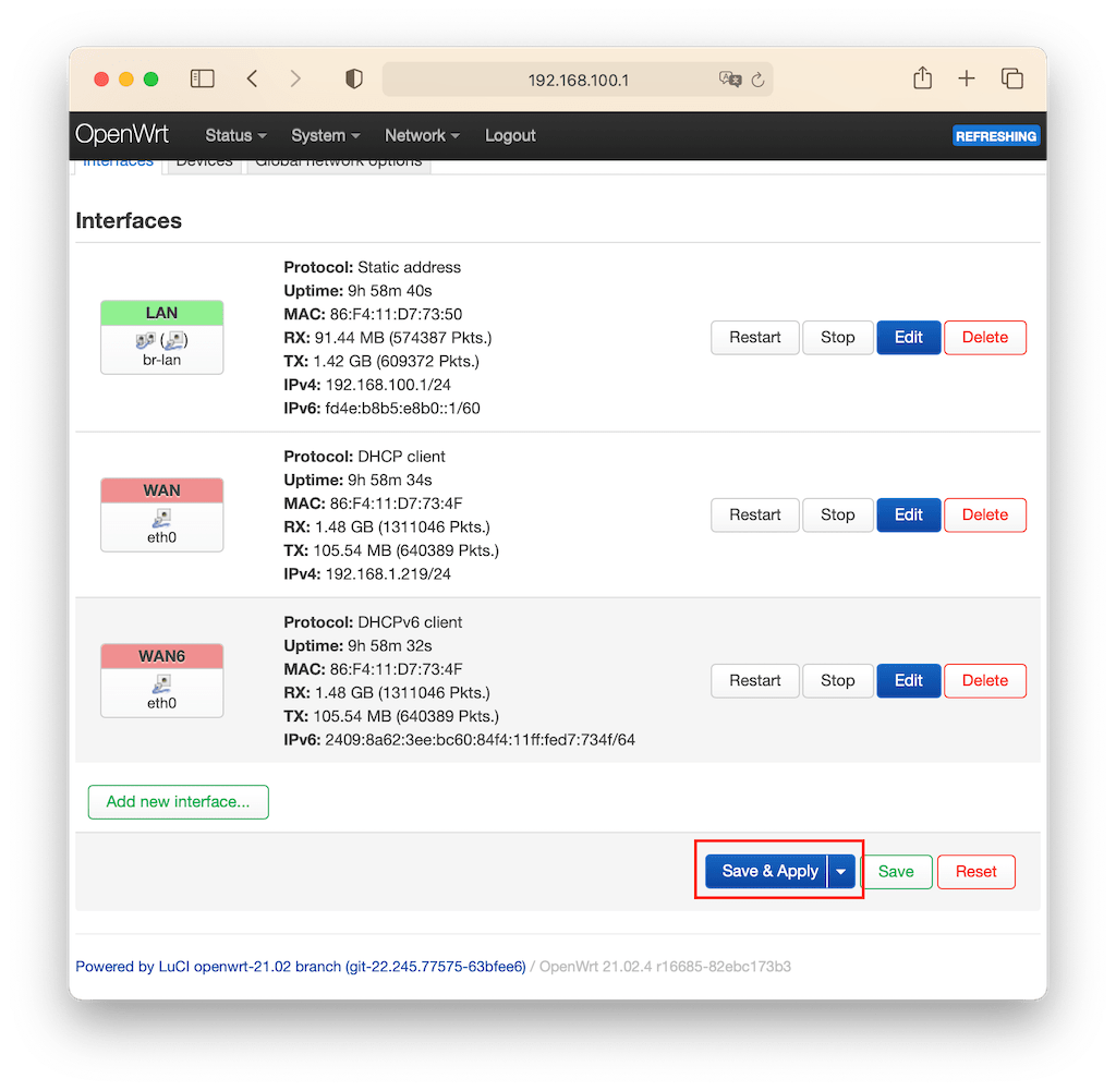 openwrt-interfaces
