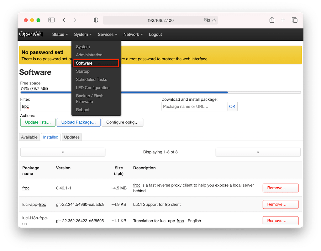 software-frpc